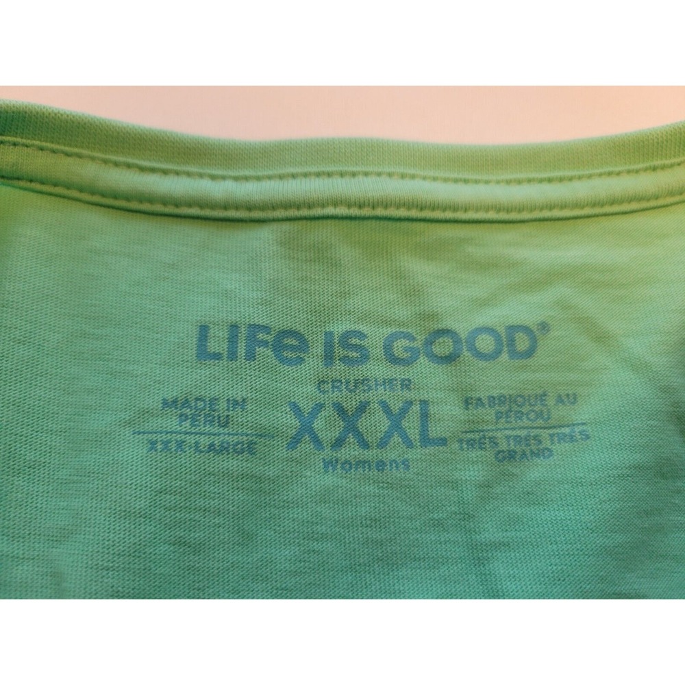 Life Is Good Science Is Having A Moment Women's Green Shirt 3XL - Picture 5 of 10
